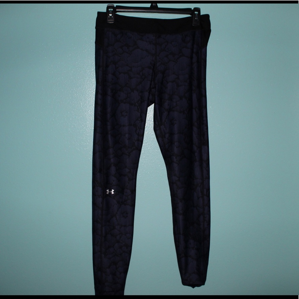 Under armour purple print full length leggings